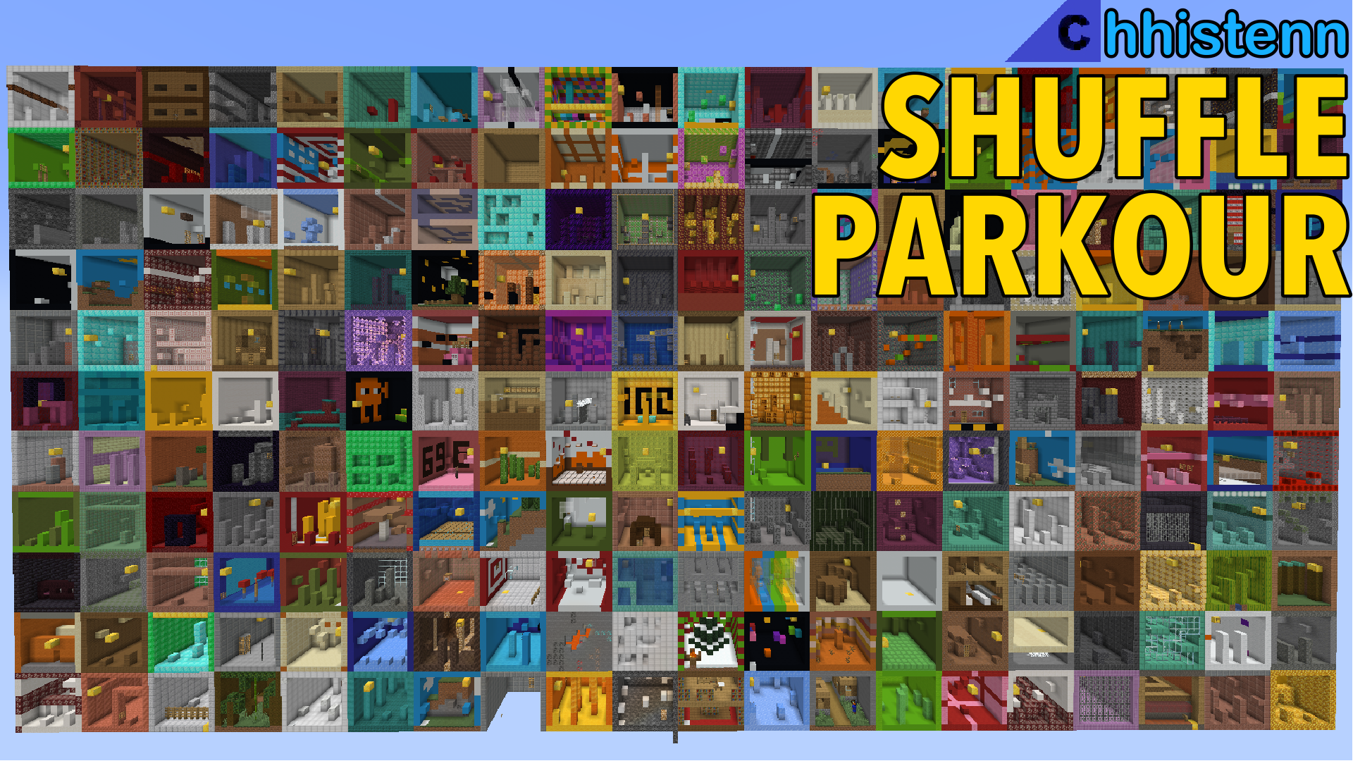 Unduh Shuffle Parkour untuk Minecraft 1.18.1